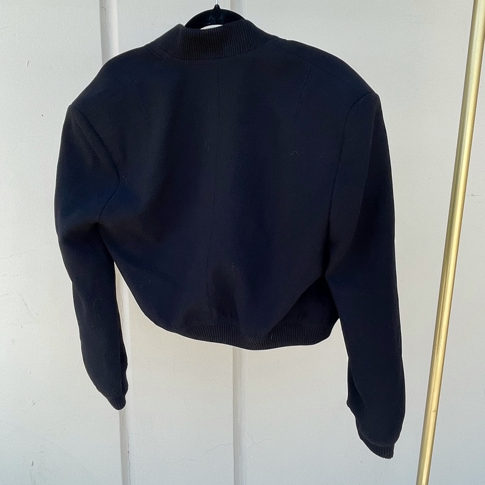 Zara black bomber jacket size xs - Picture 3 of 3